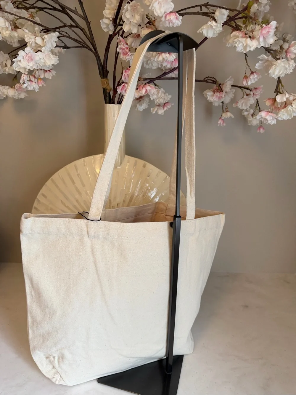Miu Miu Parfum GWP 100% Canvas Tote w Front Pocket + Top Handles